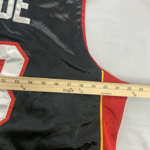 Adidas Miami Heat Dwyane Wade #3 Jersey Black Alternate Mens 50 Basketball - Picture 8 of 8